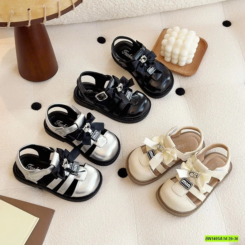 SANDAL MIN GẮN TAG KITTY NƠ