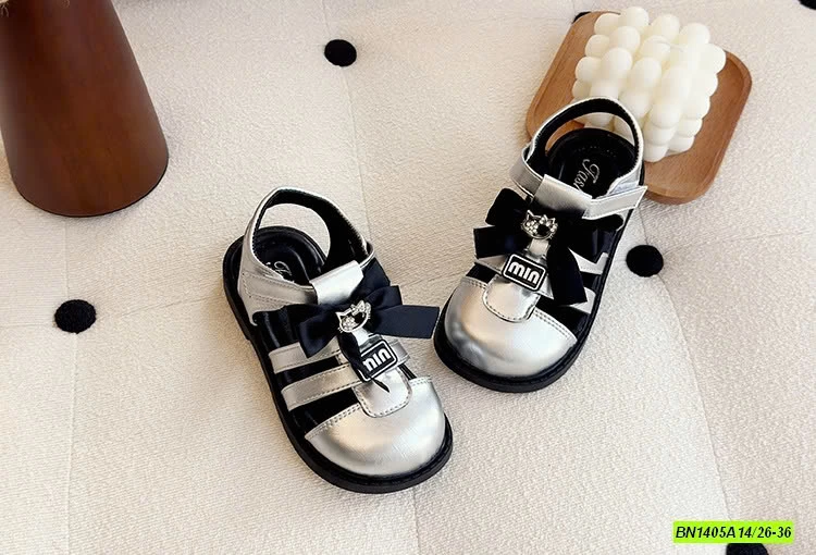 SANDAL MIN GẮN TAG KITTY NƠ