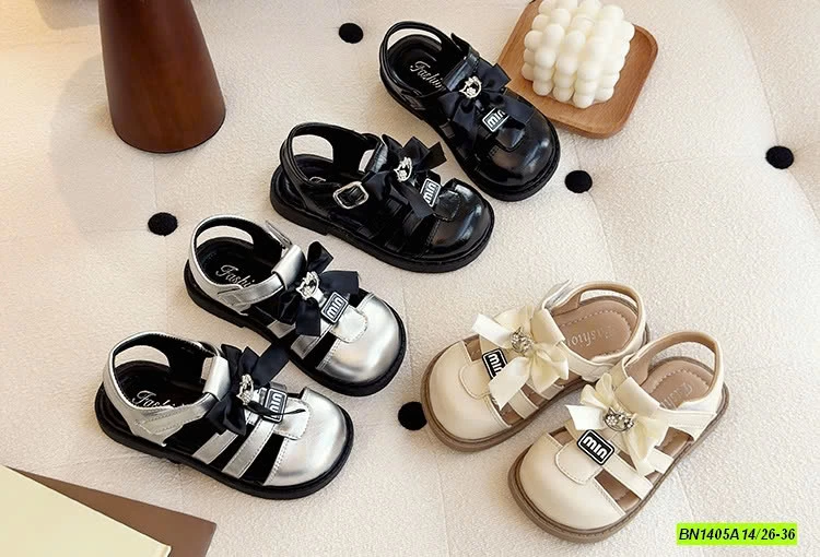SANDAL MIN GẮN TAG KITTY NƠ