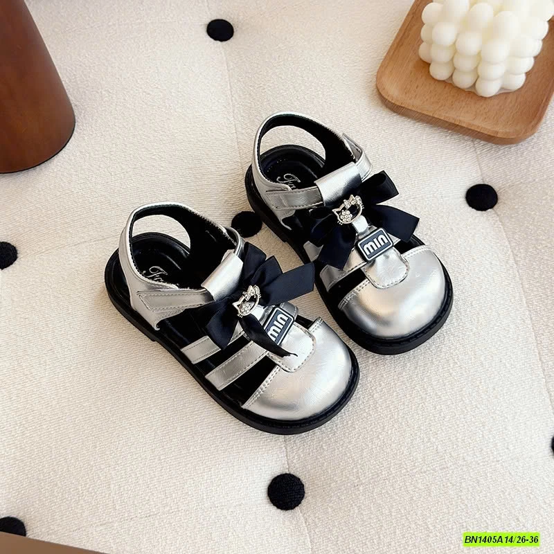 SANDAL MIN GẮN TAG KITTY NƠ