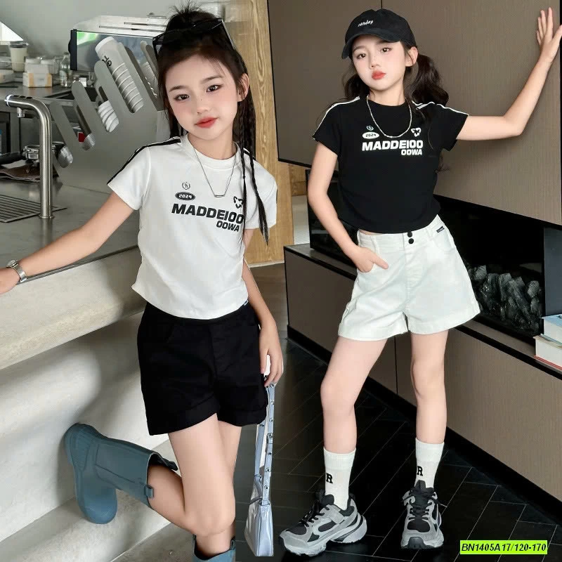 SÉT CROPTOP MIX SHORT CẠP CAO SZ ĐẠI