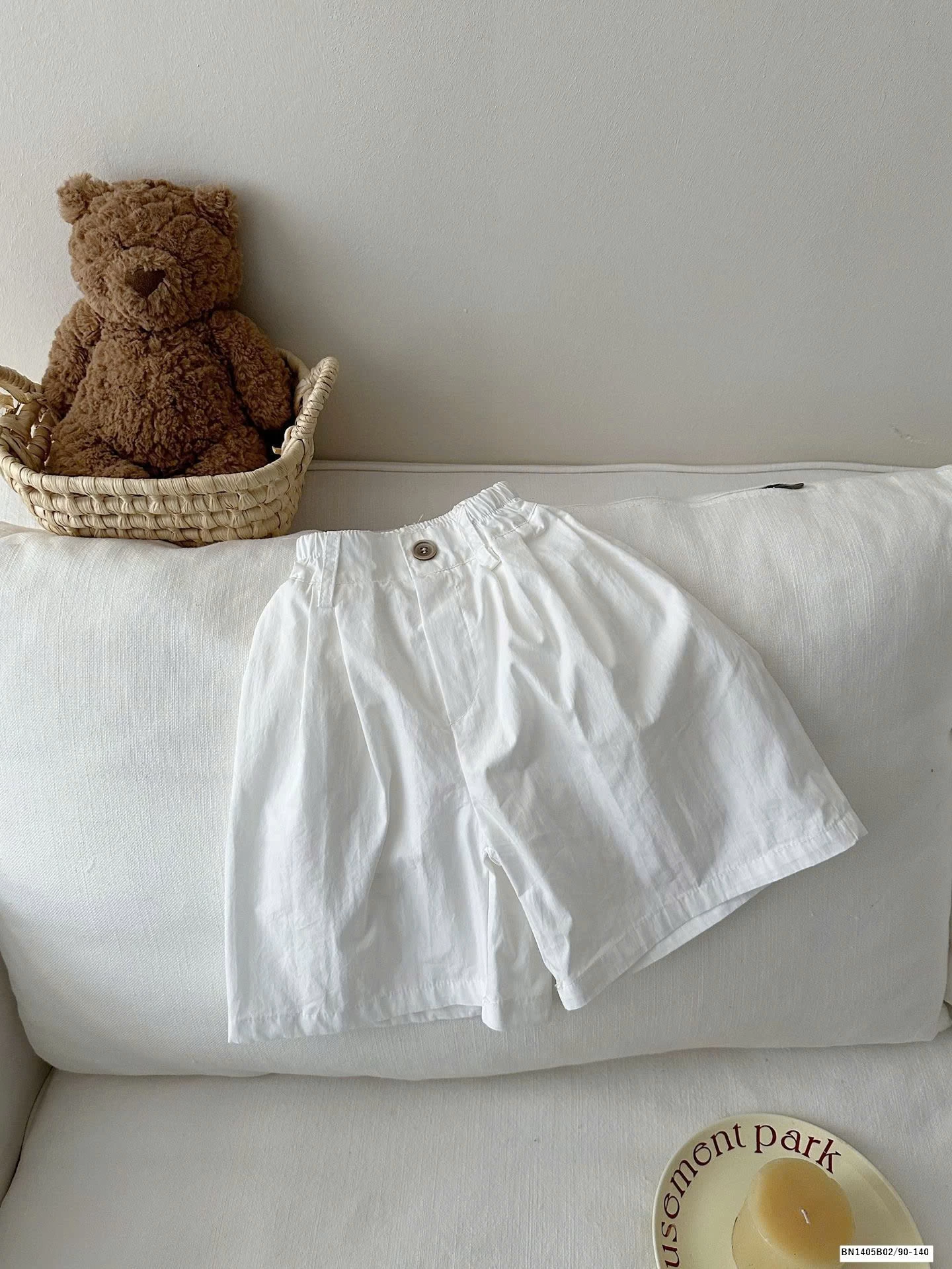 QUẦN SHORT VẢI THÔ BASIC