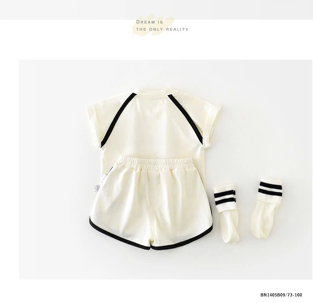 SET THỂ THAO COTTON SỐ 11 SZ NHÍ BÉ GÁI