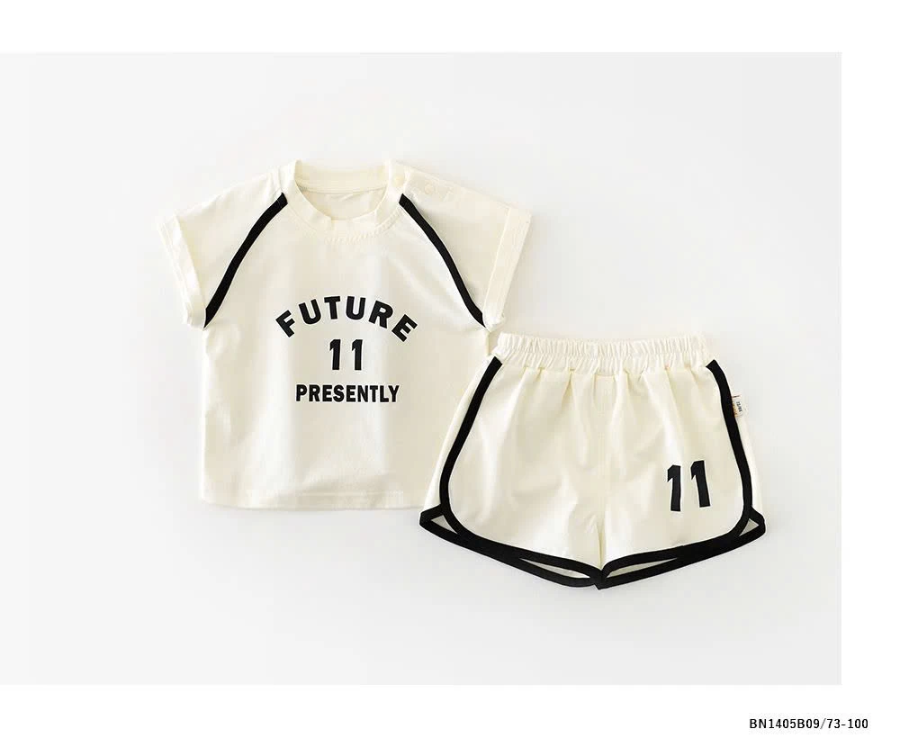 SET THỂ THAO COTTON SỐ 11 SZ NHÍ BÉ GÁI