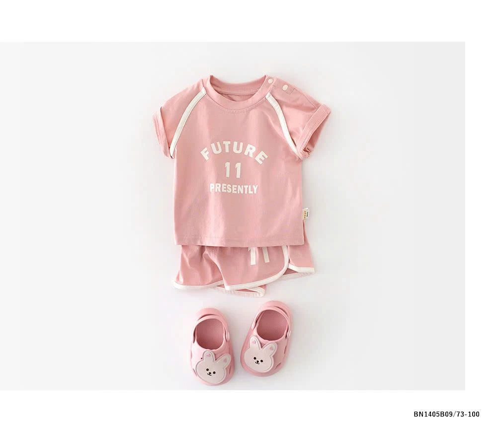 SET THỂ THAO COTTON SỐ 11 SZ NHÍ BÉ GÁI