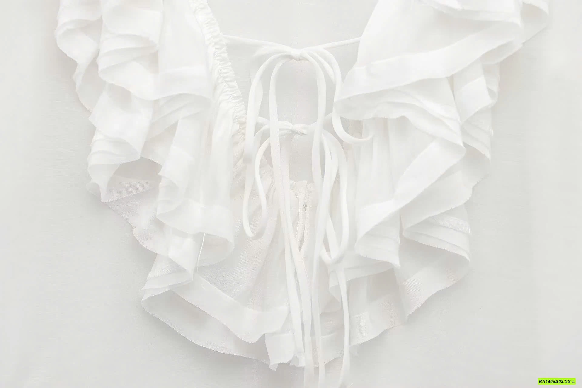 SƠ MI CỔ REN BÈO