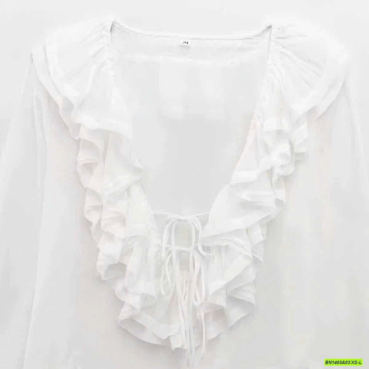 SƠ MI CỔ REN BÈO