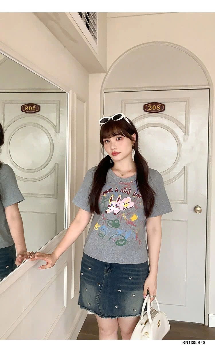 ÁO PHÔNG THỎ SẮC MÀU