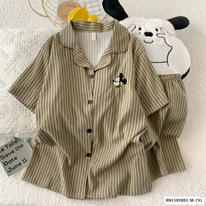 BST PIZAMA CỘC TAY DỄ THƯƠNG