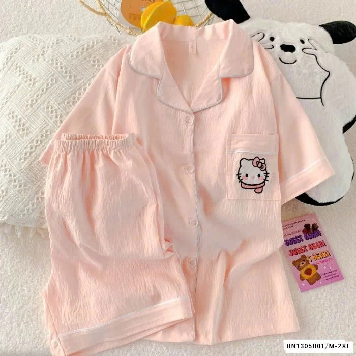 BST PIZAMA CỘC TAY DỄ THƯƠNG