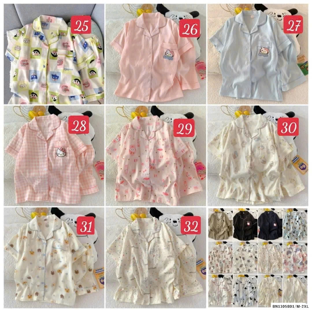 BST PIZAMA CỘC TAY DỄ THƯƠNG