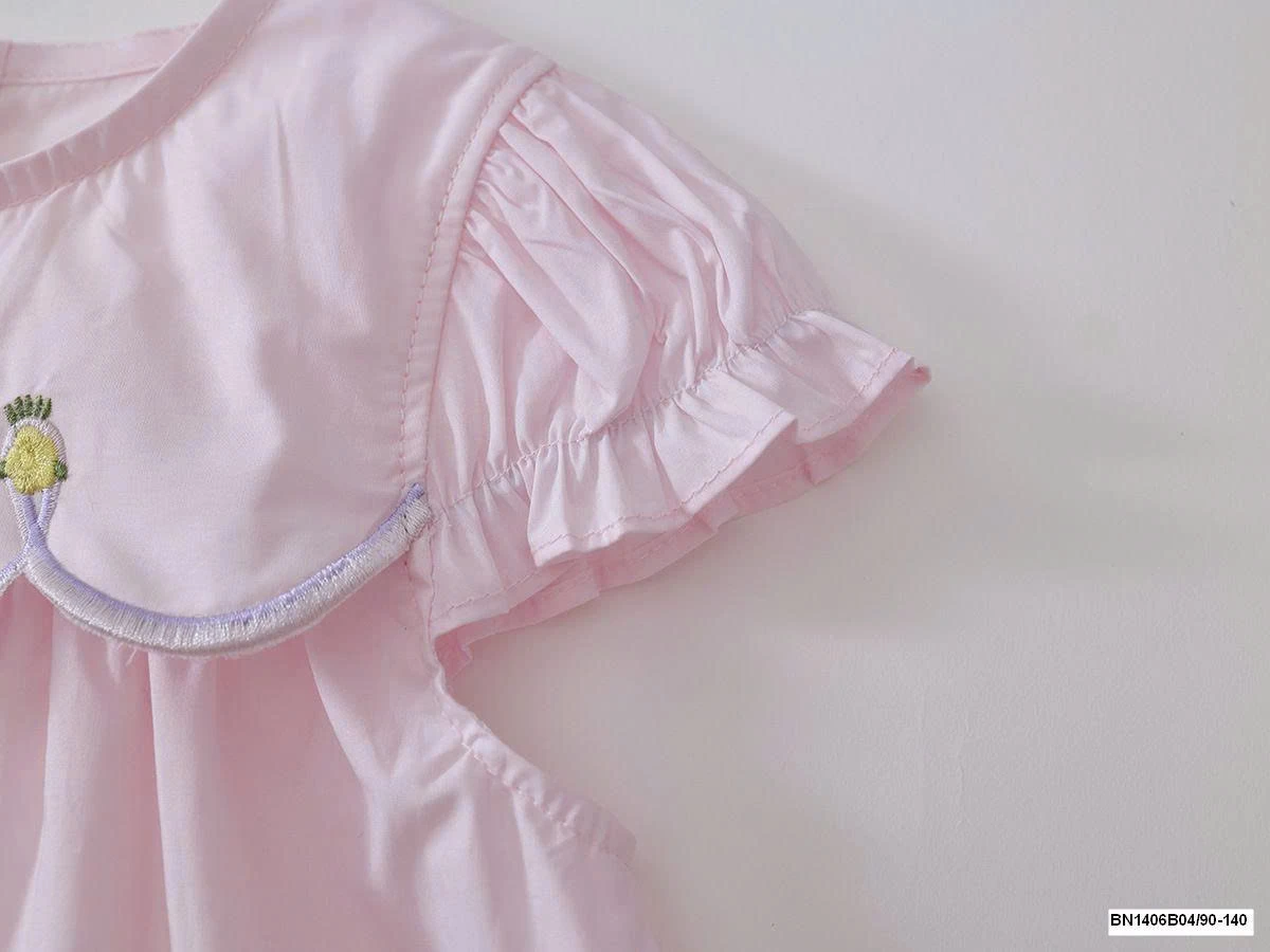 ĐẦM THÔ THÊU HOA CỔ PREMIUM.ICON