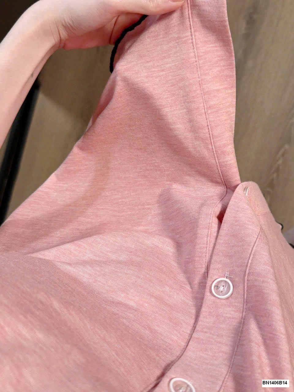 BỘ MẶC NHÀ CỔ PHỐI REN KÈM ĐỆM NGỰC