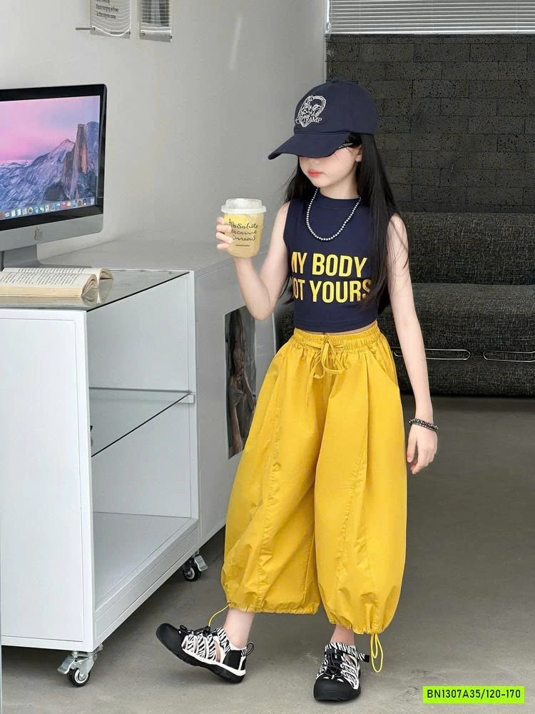 CROPTOP SÁT NÁCH MIX QUẦN