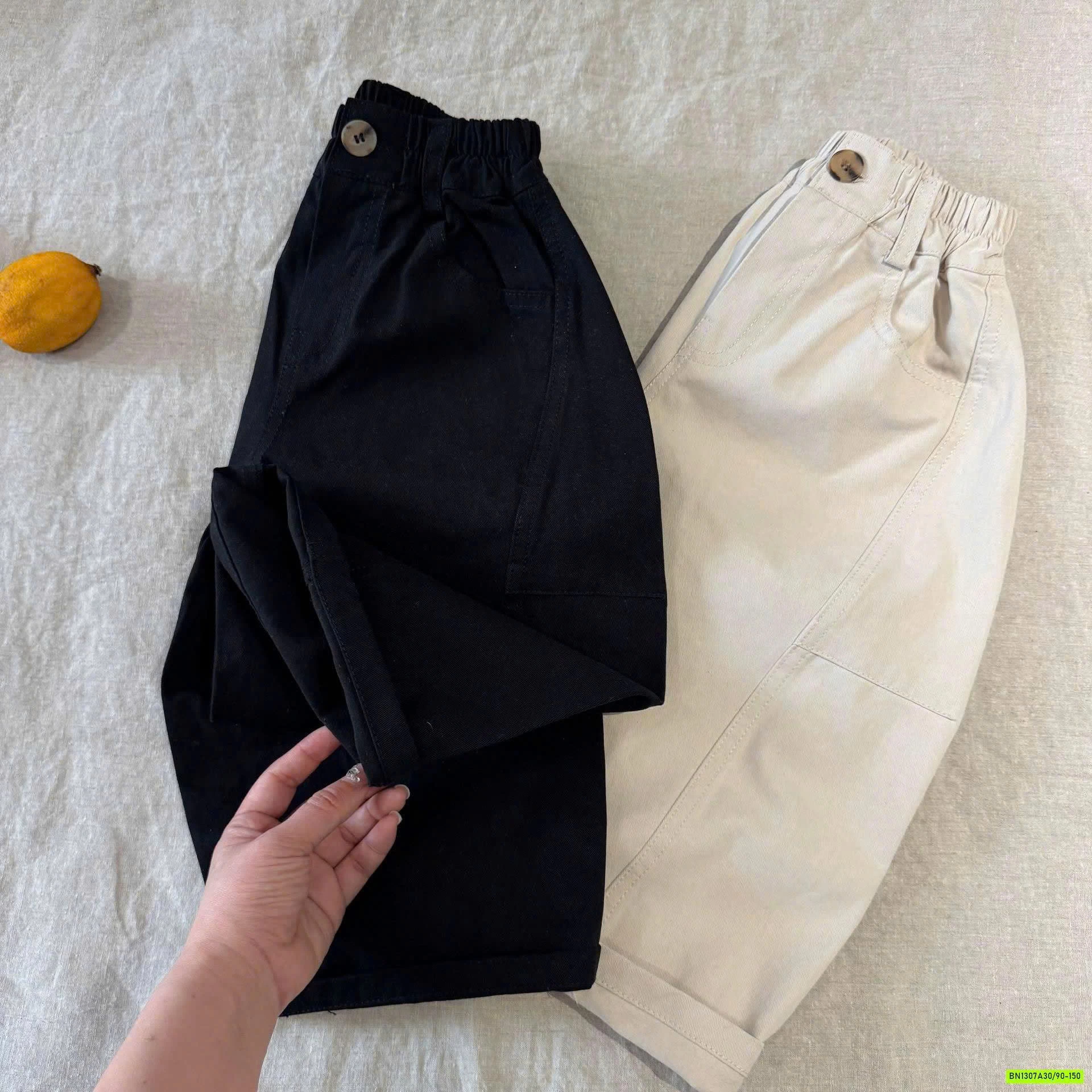 BAGGY GÂN TRƯỚC TRƠN MÀU