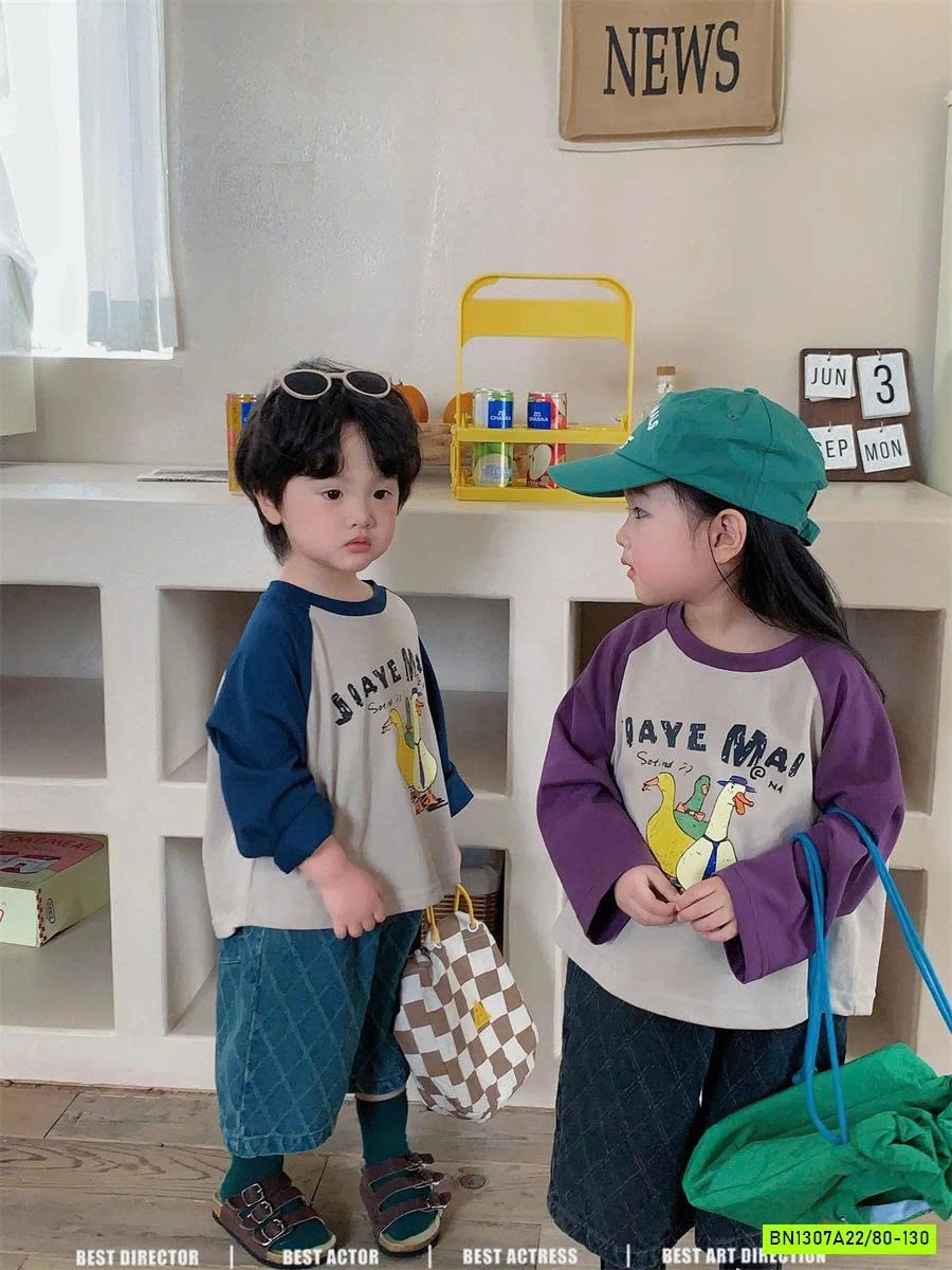 ÁO THUN MỎNG PHỐI MÀU TAY