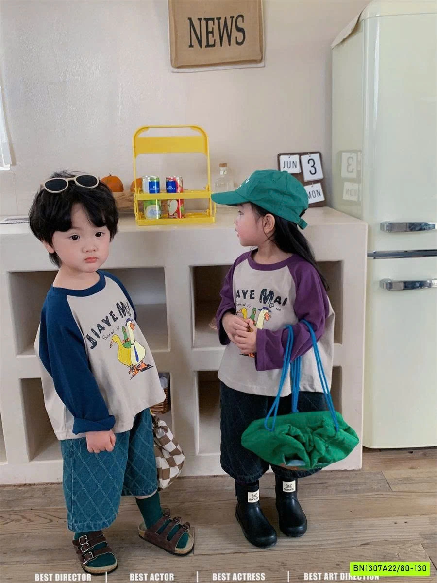 ÁO THUN MỎNG PHỐI MÀU TAY