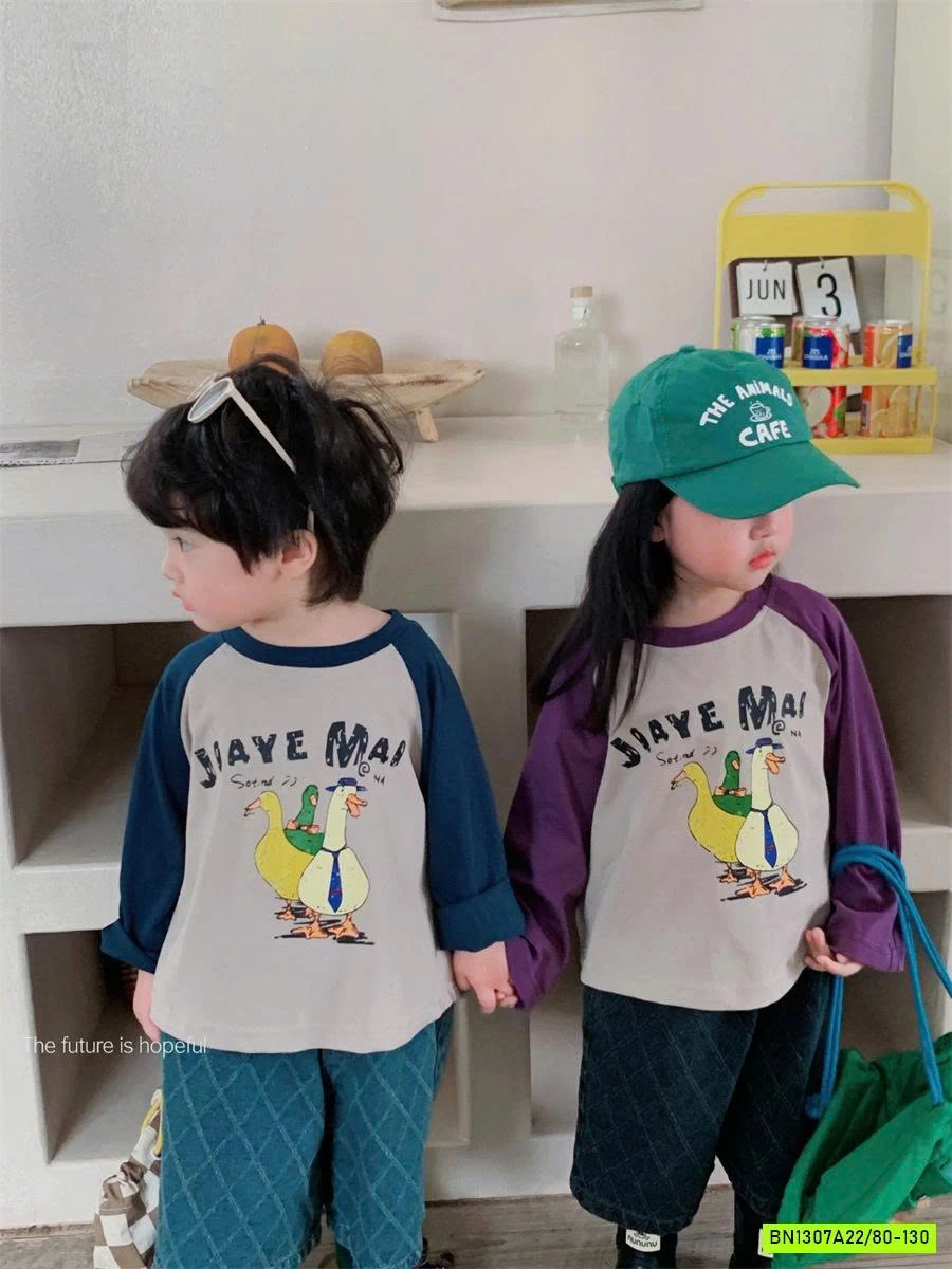 ÁO THUN MỎNG PHỐI MÀU TAY