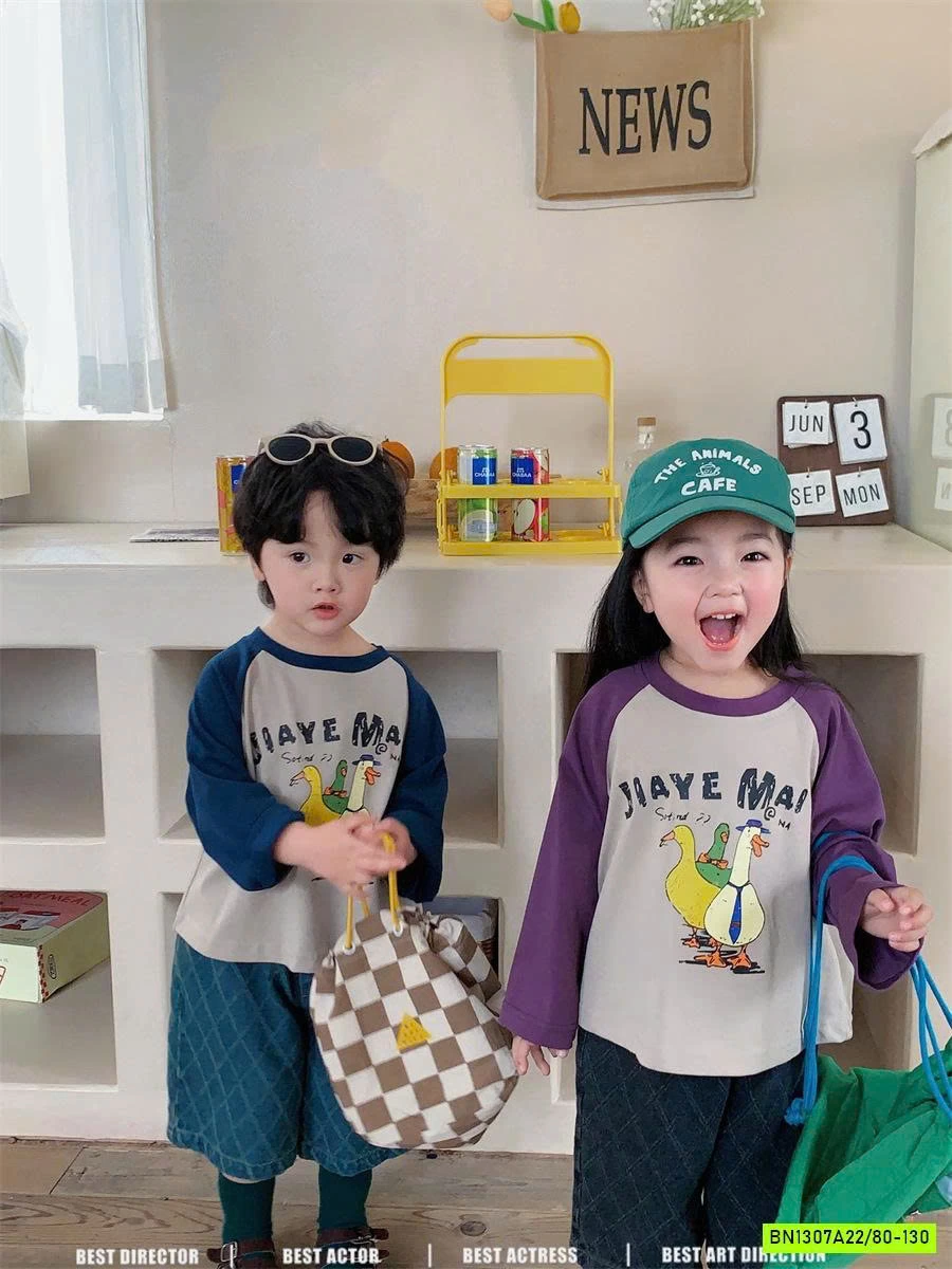 ÁO THUN MỎNG PHỐI MÀU TAY