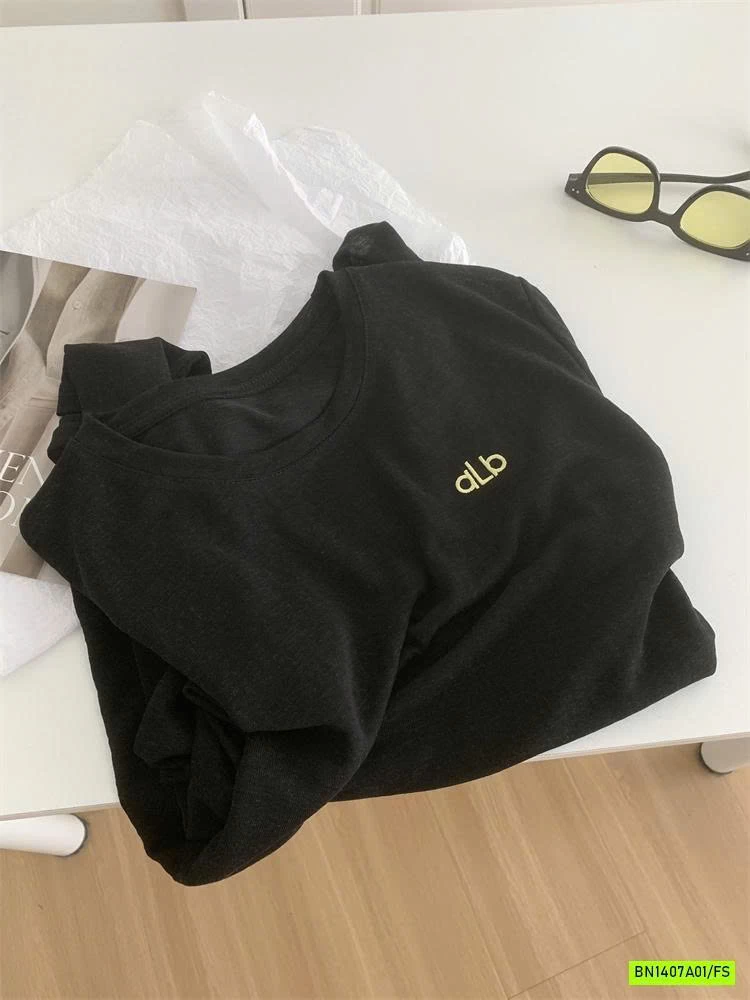 ÁO THUN GIẤY DÀI TAY THÊU CHỮ