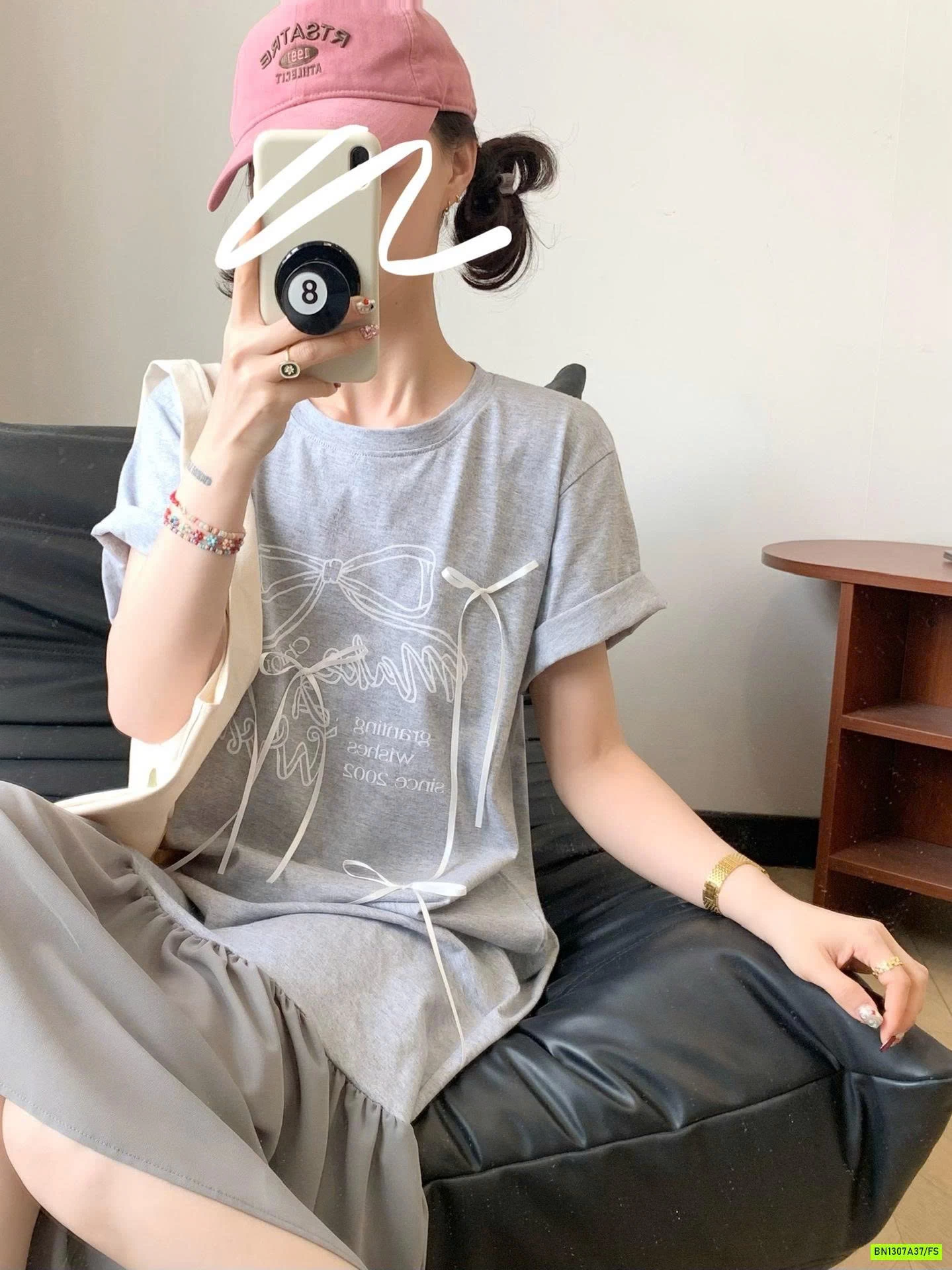 ĐẦM SUÔNG PHỐI CHÂN VOAN GẮN NƠ