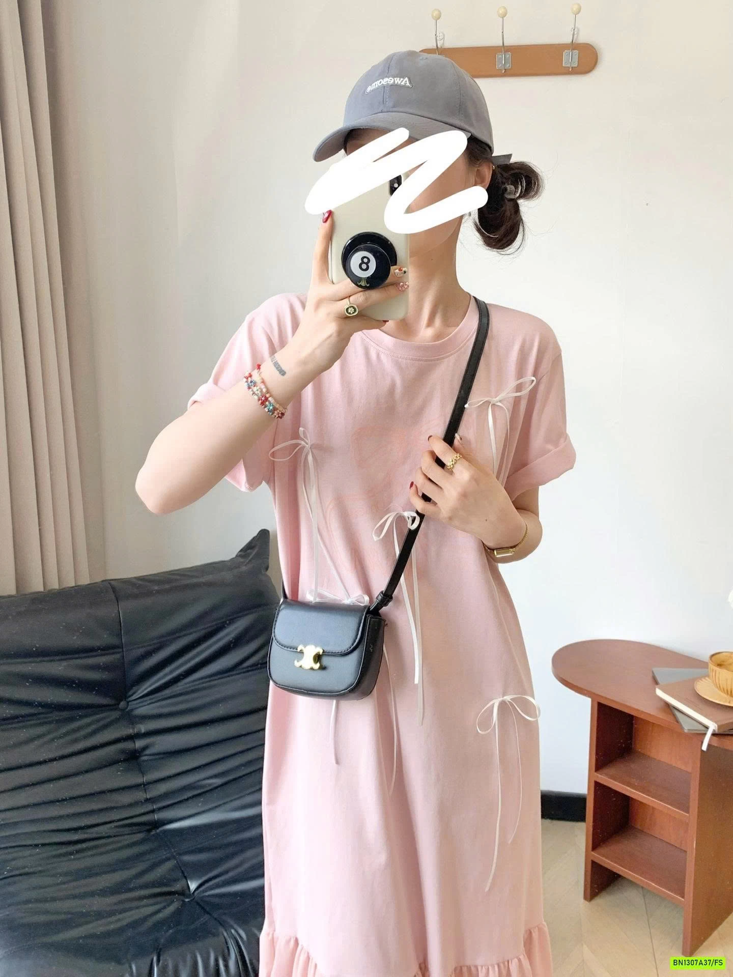 ĐẦM SUÔNG PHỐI CHÂN VOAN GẮN NƠ