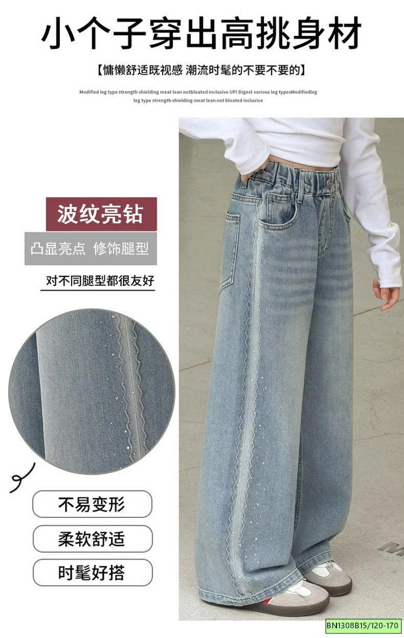 QUẦN JEAN VIỀN REN SZ ĐẠI