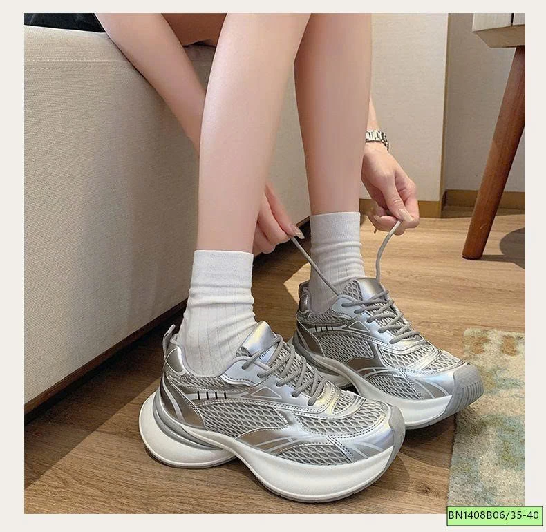 GIÀY SNEAKER PHA LƯỚI