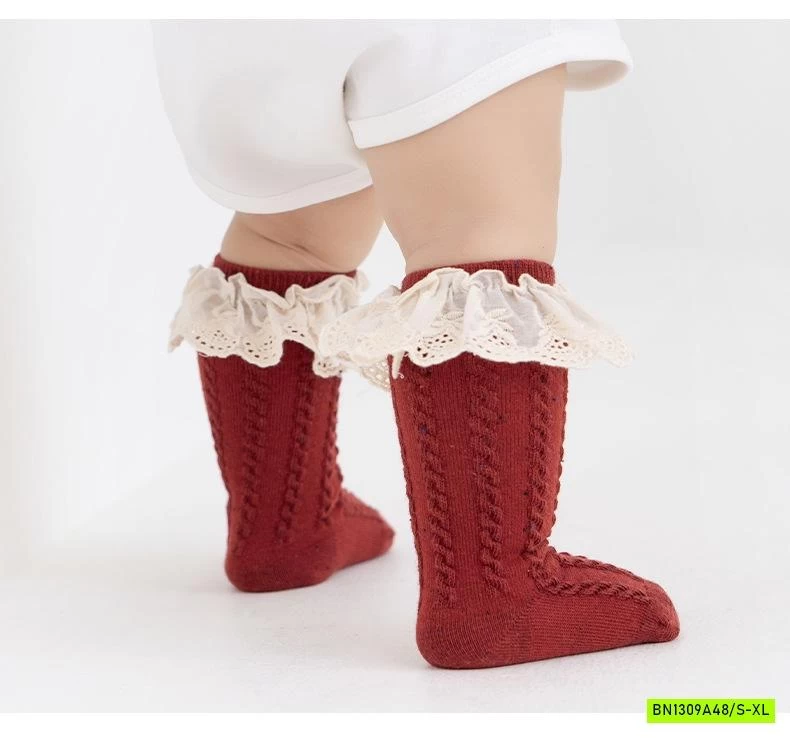 SÉT 5Đ TẤT ĐỎ NGANG GỐI SZ NHÍ