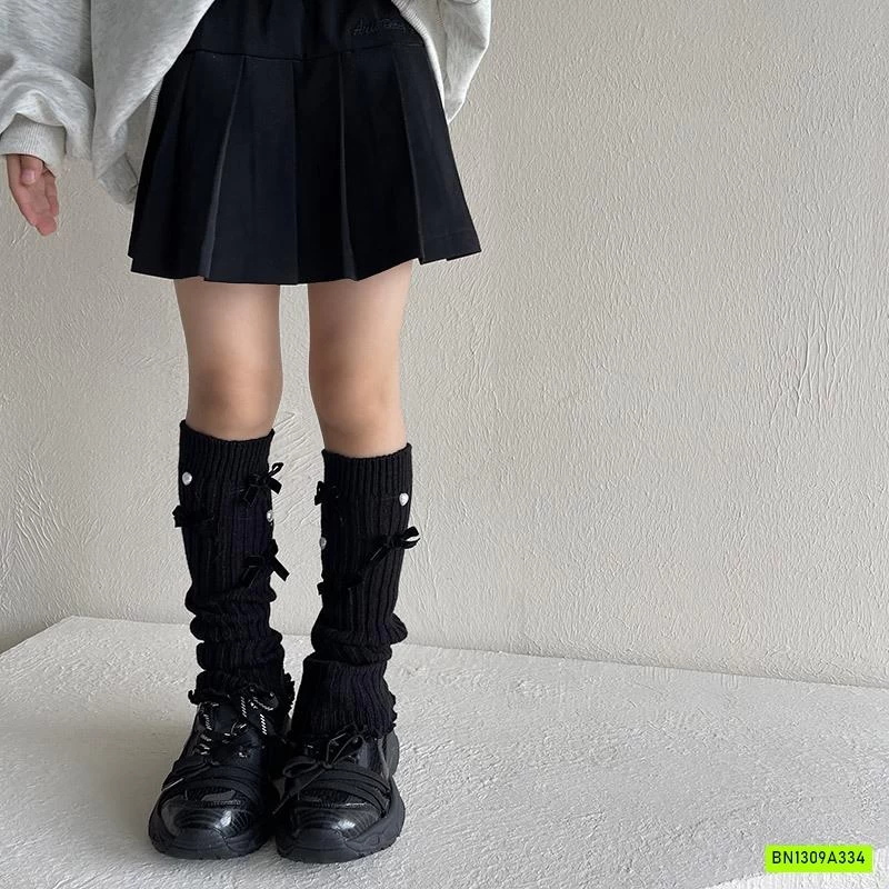 TẤT LEN ỐNG GẮN NƠ