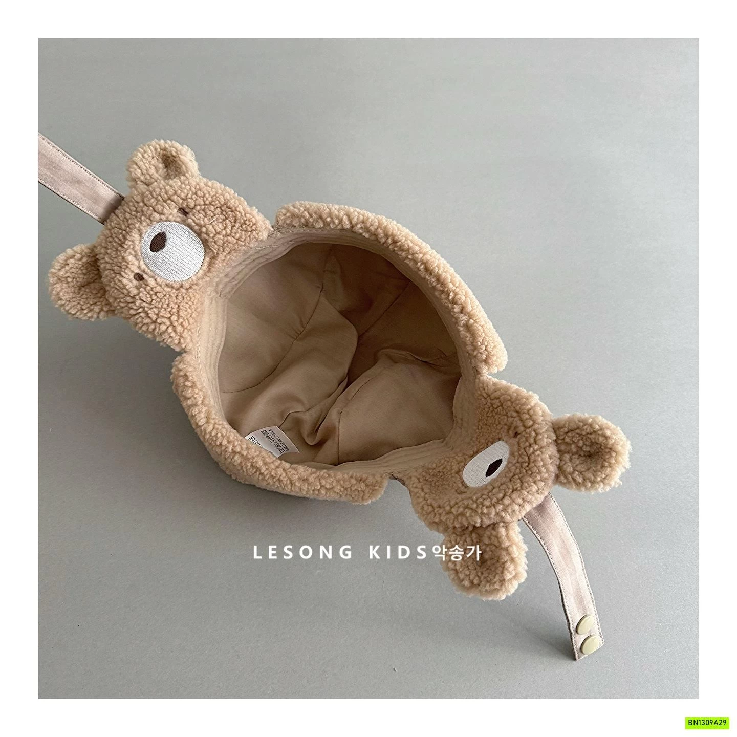 MŨ PHI CÔNG BỊT TAI GẤU KUTE