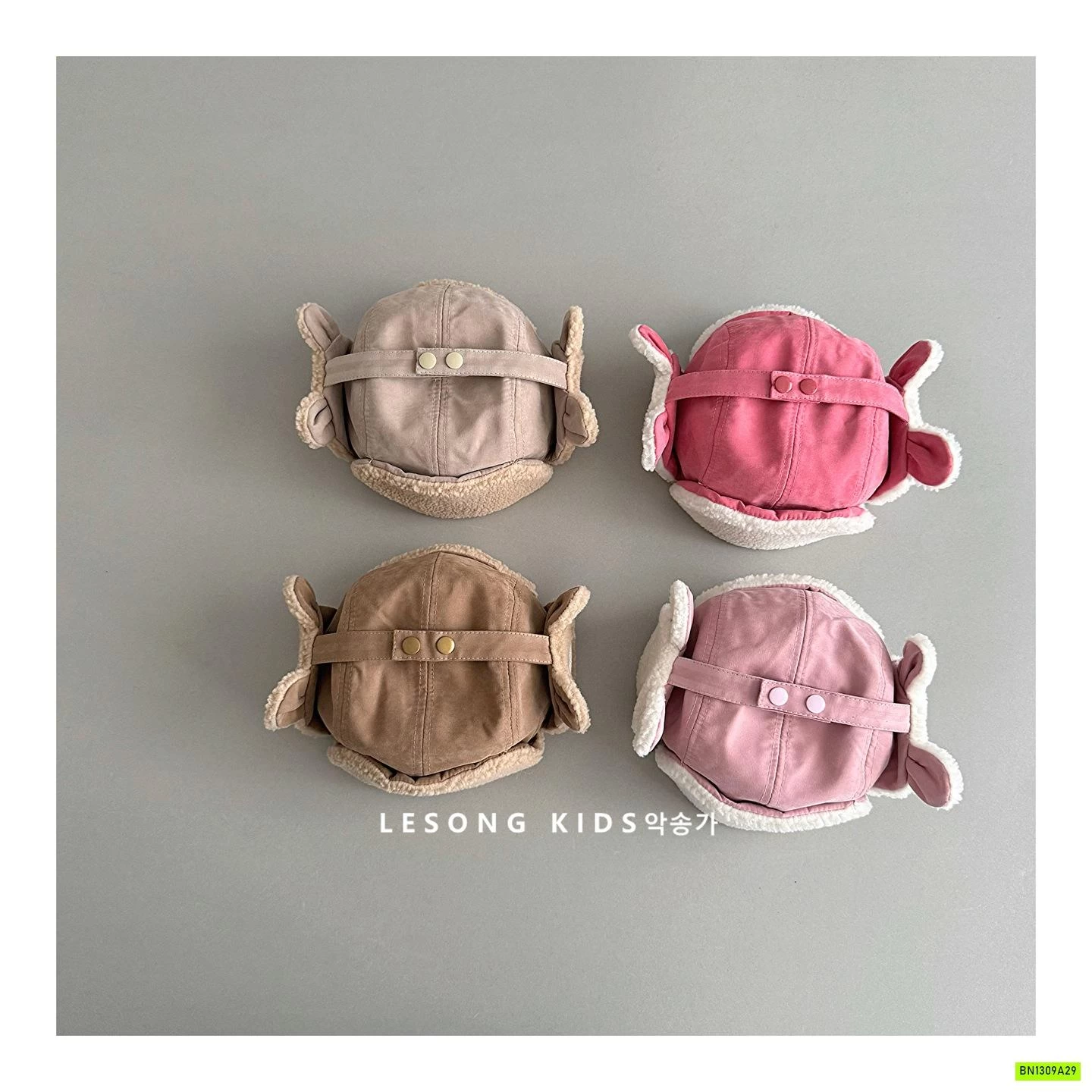 MŨ PHI CÔNG BỊT TAI GẤU KUTE