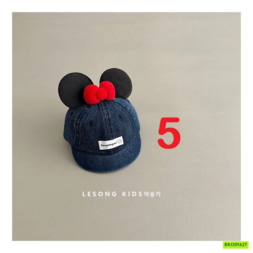 MŨ KẾT JEANS MCIKEY NGỘ NGHĨNH