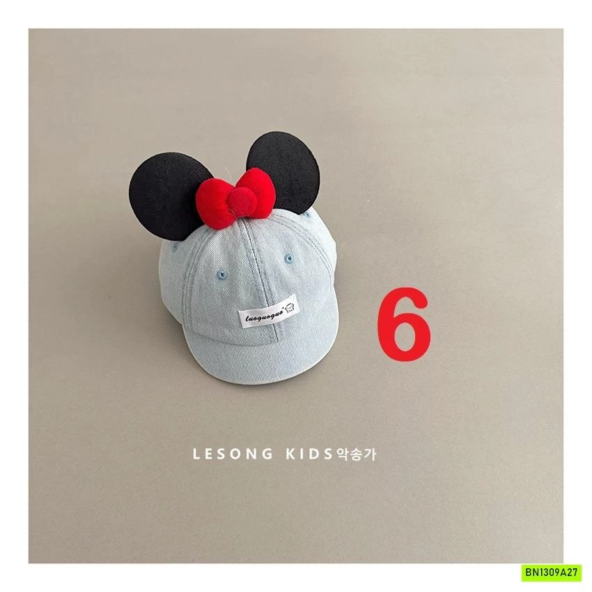 MŨ KẾT JEANS MCIKEY NGỘ NGHĨNH