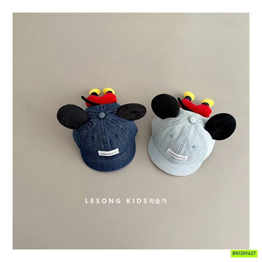 MŨ KẾT JEANS MCIKEY NGỘ NGHĨNH