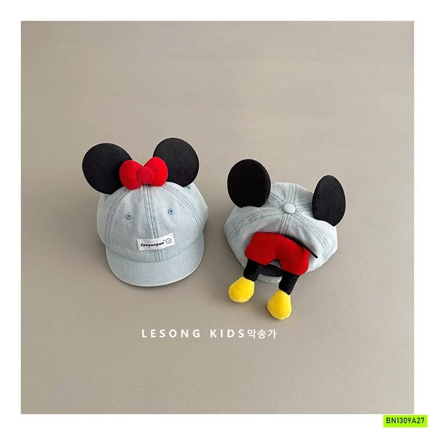 MŨ KẾT JEANS MCIKEY NGỘ NGHĨNH