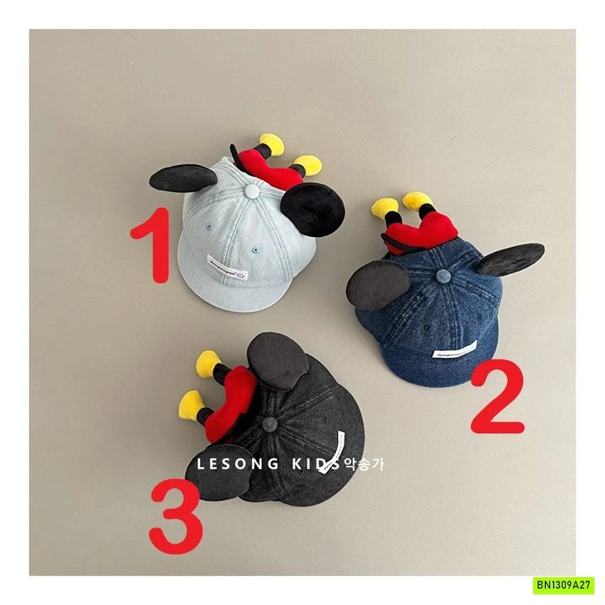 MŨ KẾT JEANS MCIKEY NGỘ NGHĨNH