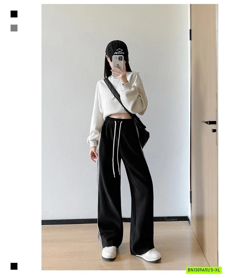 QUẦN SUÔNG COTTON THỂ THAO 3 SỌC