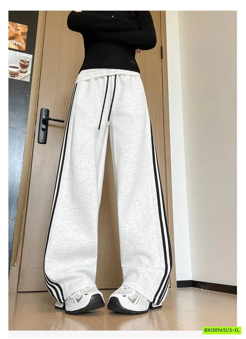 QUẦN SUÔNG COTTON THỂ THAO 3 SỌC