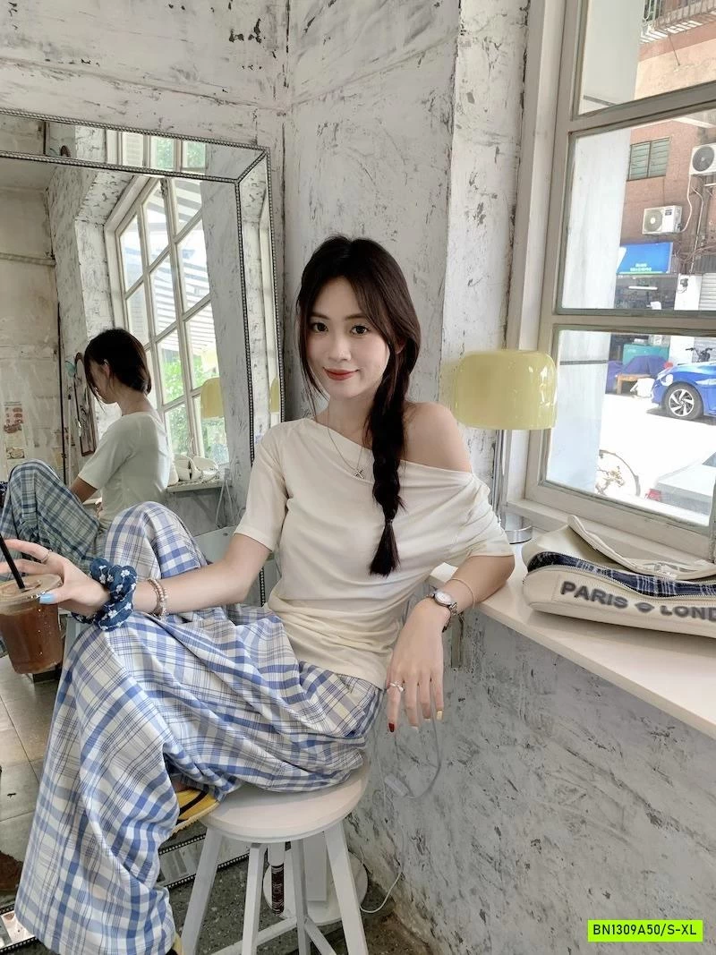 QUẦN ĐŨI SUÔNG CARO XANH