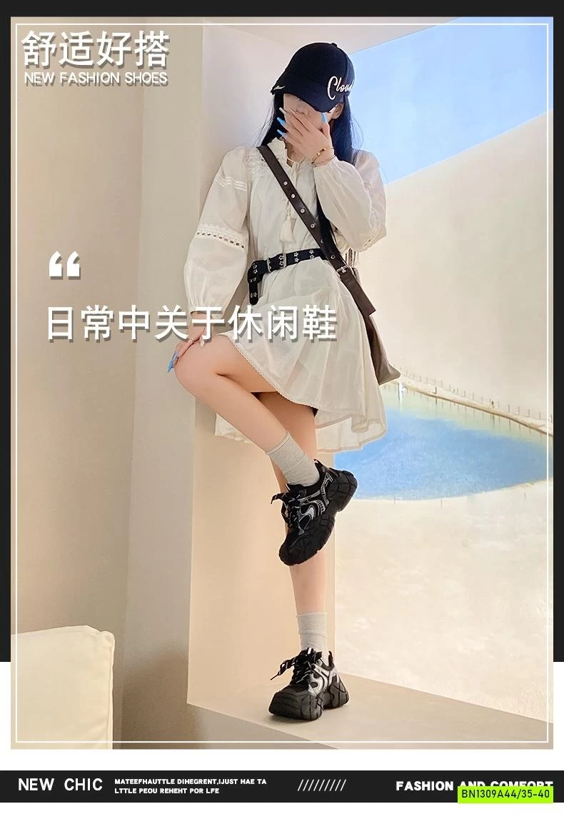 SNEAKER THỂ THAO HACK DÁNG NỮ