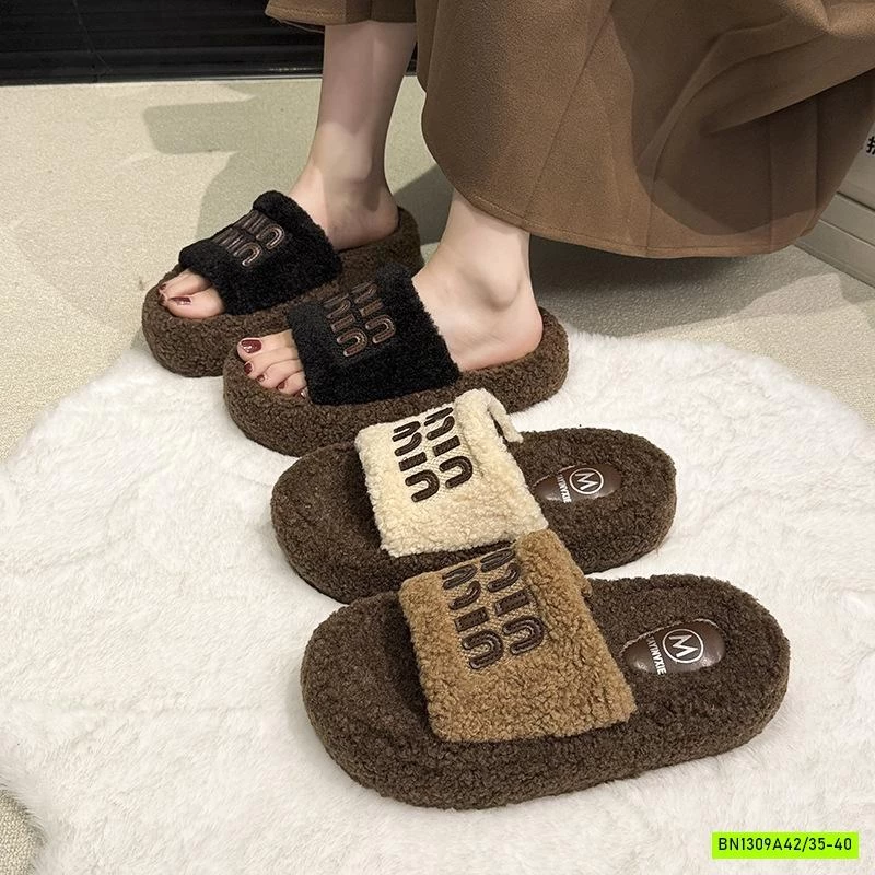 DÉP LÔNG ĐẾ BÁNH MÌ MIU MIU