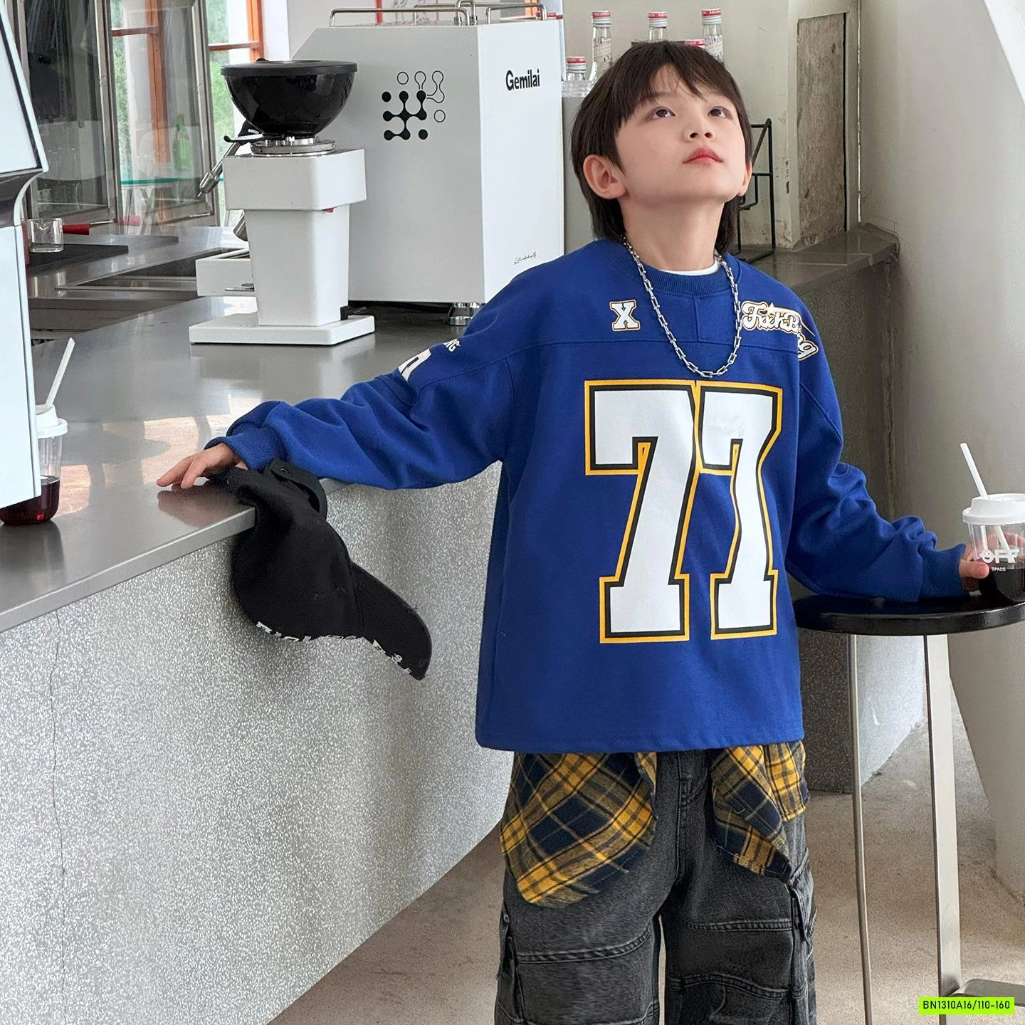 ÁO NỈ THỂ THAO SỐ 77