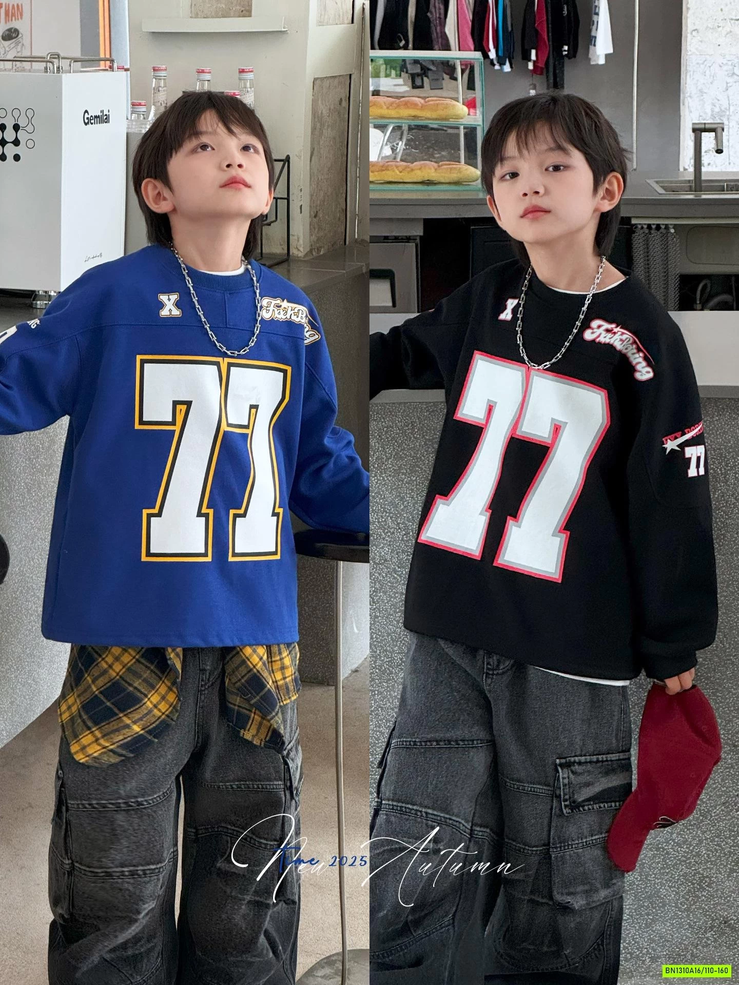 ÁO NỈ THỂ THAO SỐ 77