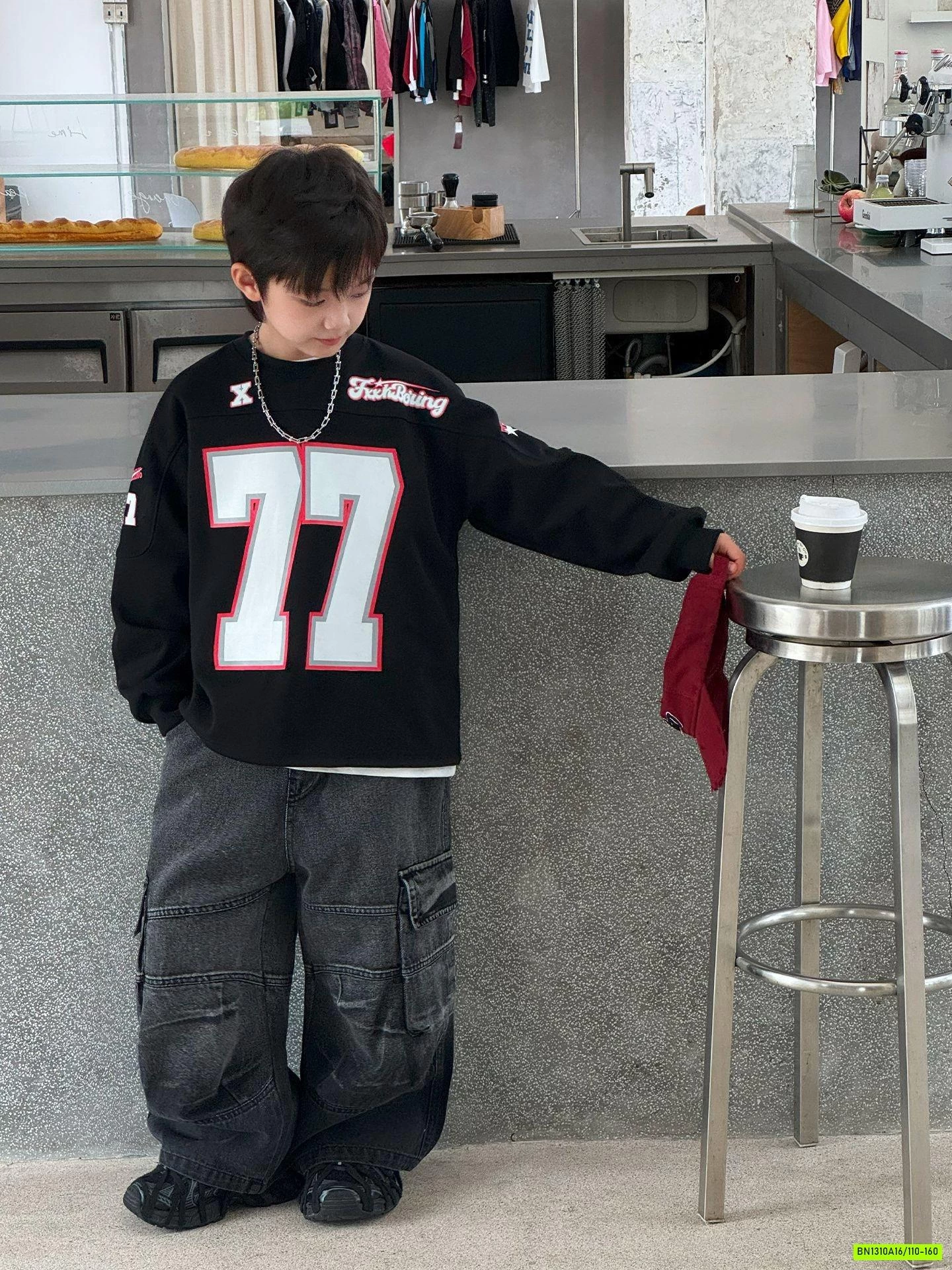 ÁO NỈ THỂ THAO SỐ 77