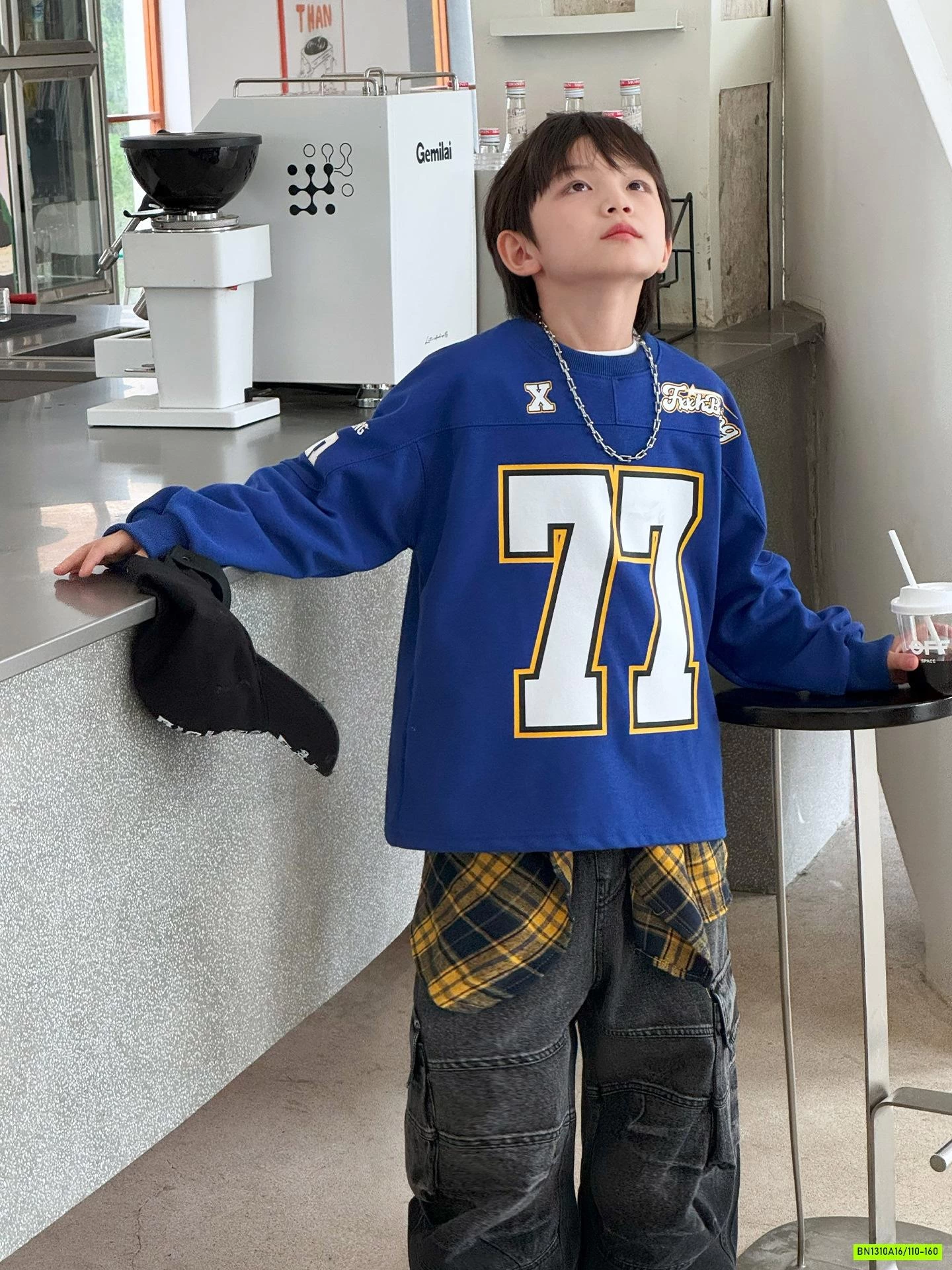 ÁO NỈ THỂ THAO SỐ 77