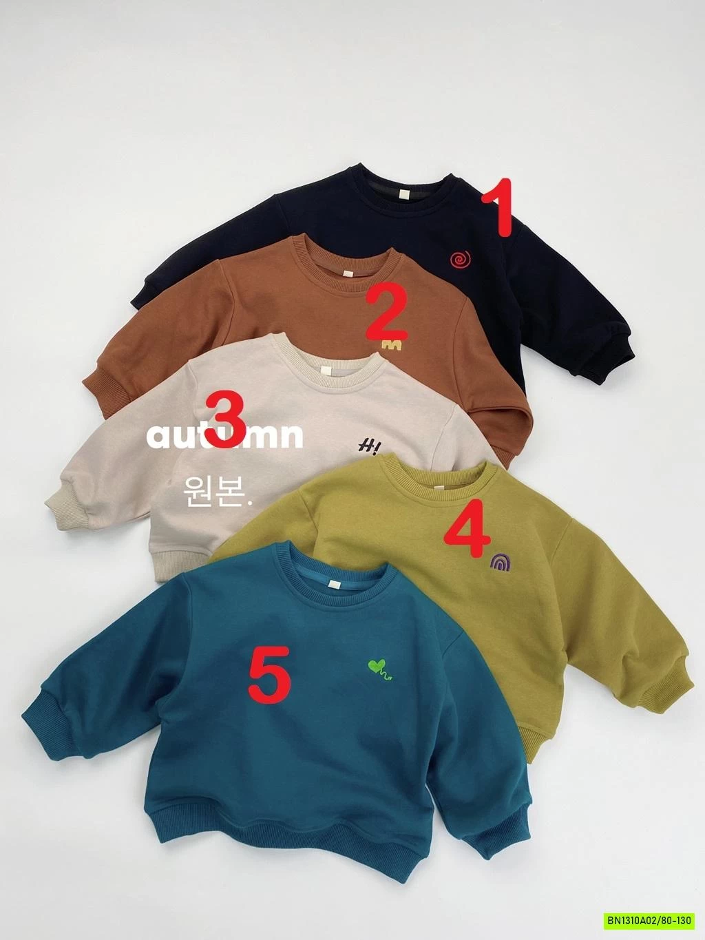 ÁO NỈ TRƠN MÀU XUẤT HÀN