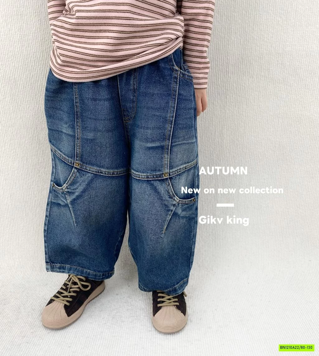 JEANS BAGGY VIỀN TÚI XUẤT HÀN