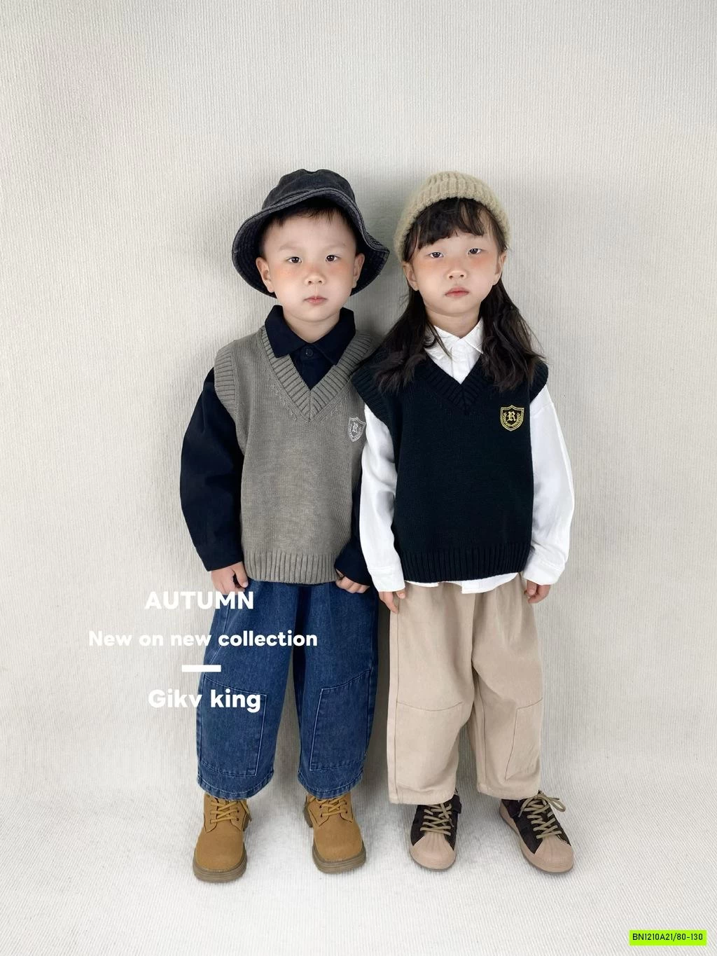 GILE LEN CỔ TIM THÊU LOGO