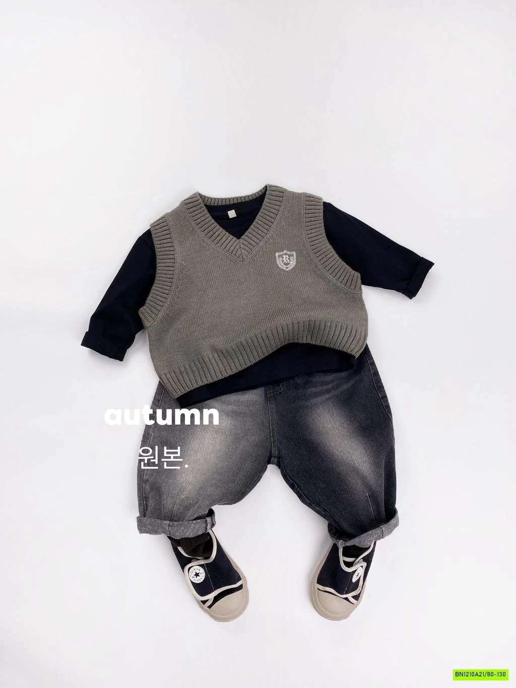 GILE LEN CỔ TIM THÊU LOGO